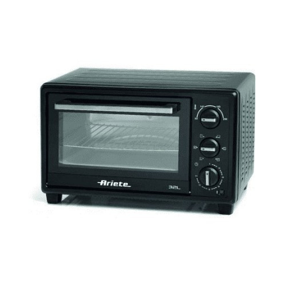 ARIETE FORNETTO EL. 1500W 32LT VENT. MAX230GR TIMER NEROAttaccalaspina