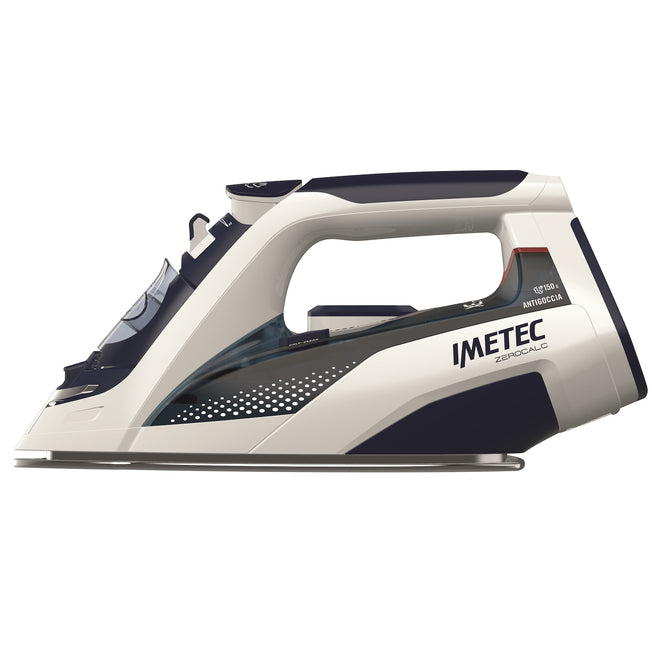 IMETEC FERRO VAPORE 2400W PIAST.INOX ZEROCALC BIANCO/BLUAttaccalaspina