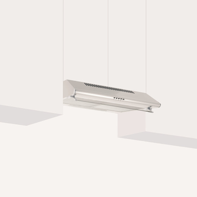 GLEM CAPPA SOTTOPENSILE 60CM 3VEL. F.CARBONE BIANCOAttaccalaspina