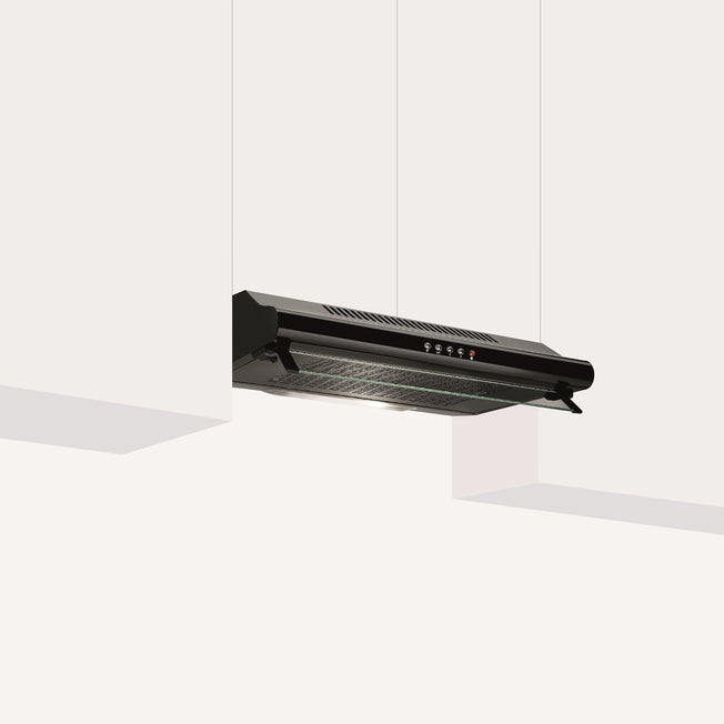 GLEM CAPPA SOTTOPENSILE 60CM 3VEL. F.CARBONE NEROAttaccalaspina