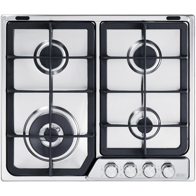 DE LONGHI P.COTT.GAS 58CM 4F+1TRPL.CORONA G.GHISA INOXAttaccalaspina