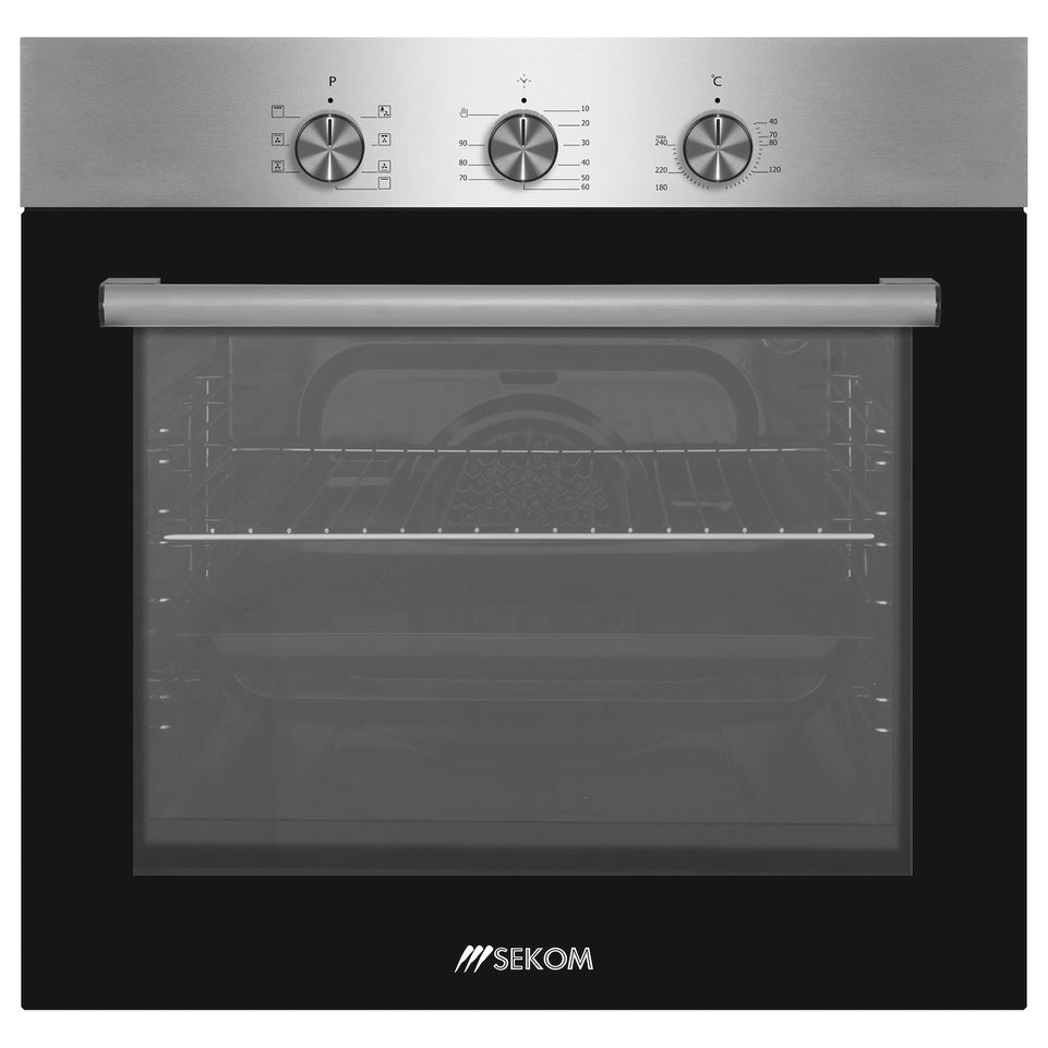 SEKOM FORNO 60CM 56LT MULTIF.7 CL.A INOXAttaccalaspina