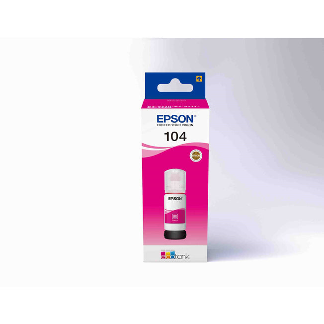 EPSON FLACONE INCHIOSTRO 104 65ML ECOTANK MAGENTAAttaccalaspina