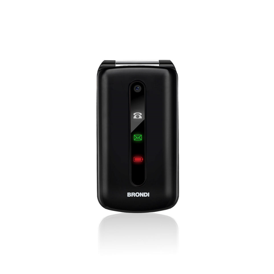 BRONDI CELL. QB 3"FLIP 1.3MP FM D.SIM BT NEROAttaccalaspina