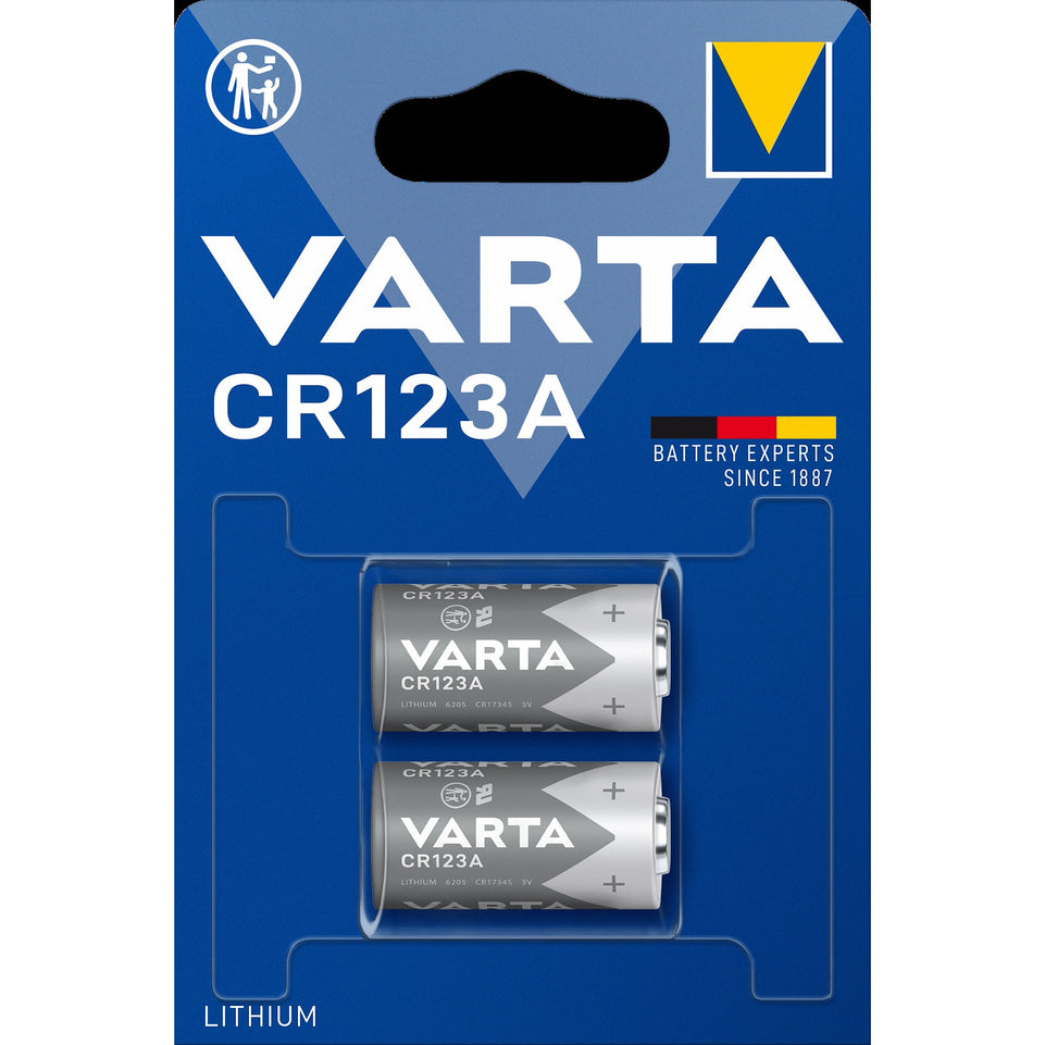 VARTA BATTERIA PHOTO LITHIUM CR 123 A DOPPIO BLISTERAttaccalaspina