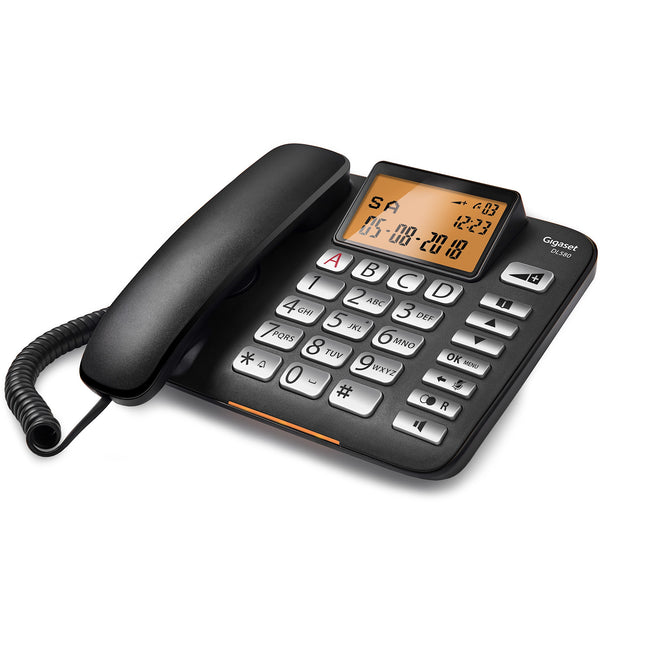 GIGASET TEL. C/FILO OFFICE CLIP/CNIP DISP.LED NEROAttaccalaspina