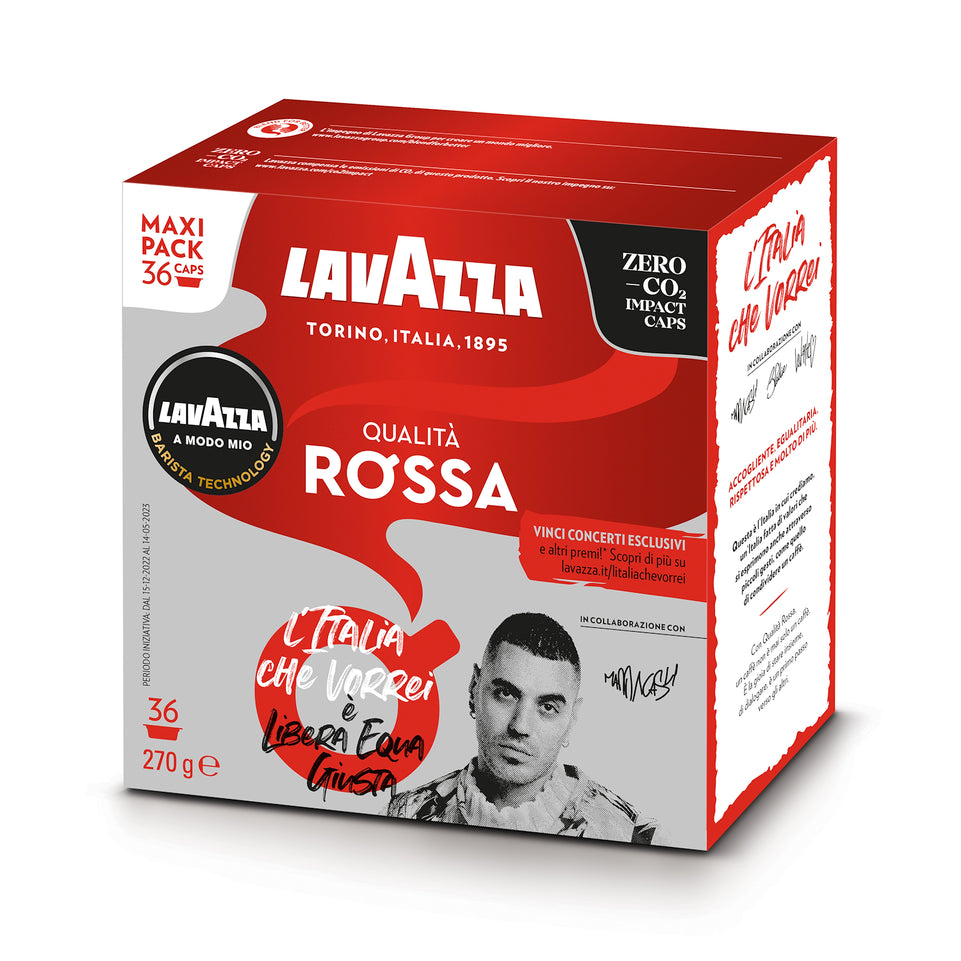 LAVAZZA CAPSULE CAFFE A MODO MIO QUALITA ROSSA 36PZAttaccalaspina