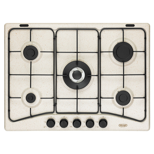 DE LONGHI P.COTT.GAS 70CM 4F+1DOPPIA CORONA GRIG.MAT AVENAAttaccalaspina