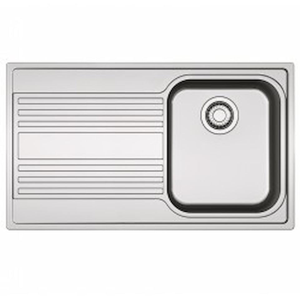 FRANKE LAVELLO 86CM 1VASCA C/GOCC.SX RAPID INOX SATINATOAttaccalaspina