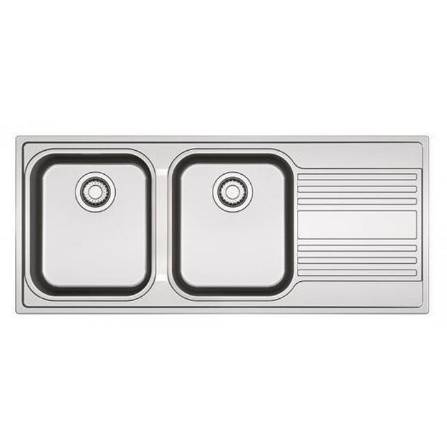 FRANKE LAVELLO 116CM 2V. C/GOCC.DX RAPID INOX SATINATOAttaccalaspina