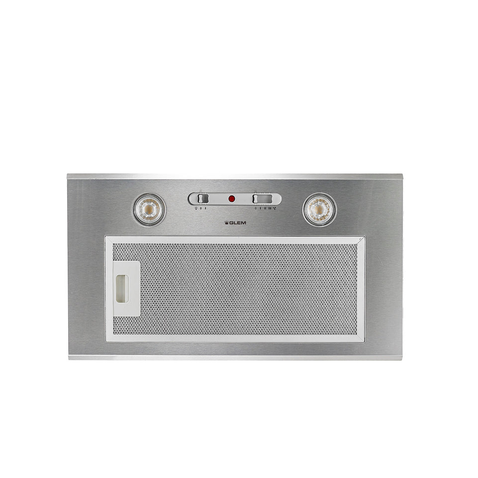 GLEM CAPPA SOTTOPENSILE 52CM 3VEL. F.CARBONE INOXAttaccalaspina