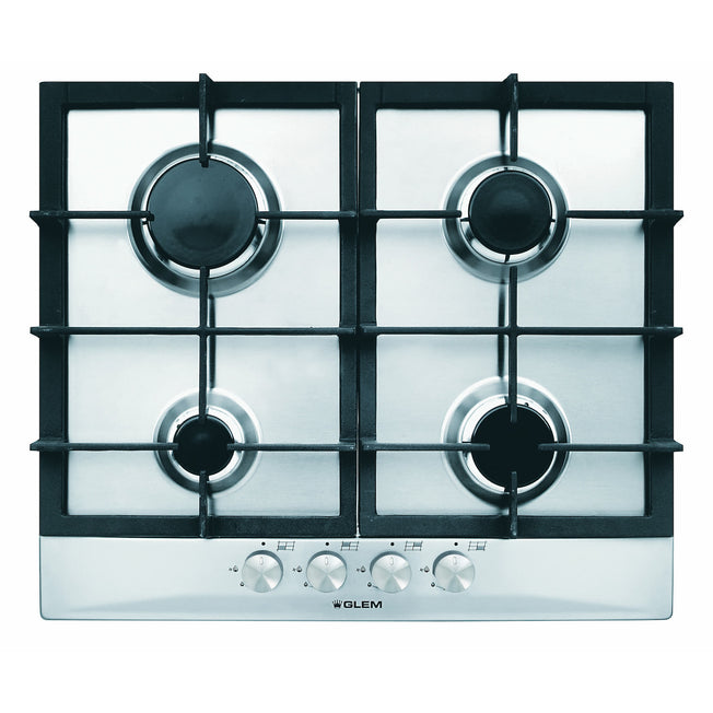 GLEM P.COTT.GAS 60CM 4F G.GHISA INOXAttaccalaspina