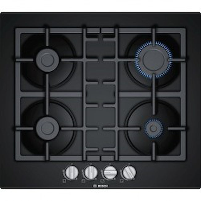 BOSCH P.COTT.GAS 60CM 4F G.GHISA VETRO NEROAttaccalaspina