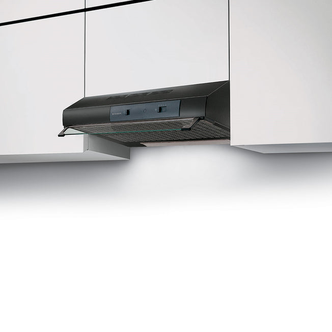 FABER CAPPA SOTTOPENSILE 90CM 3VEL NERO TCH04BK19A741Attaccalaspina