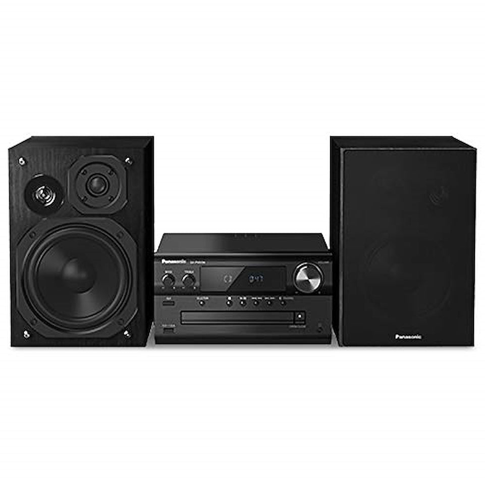 PANASONIC MICRO HIFI 120W CD USB AUX DAB+ BT D.BASS NEROAttaccalaspina