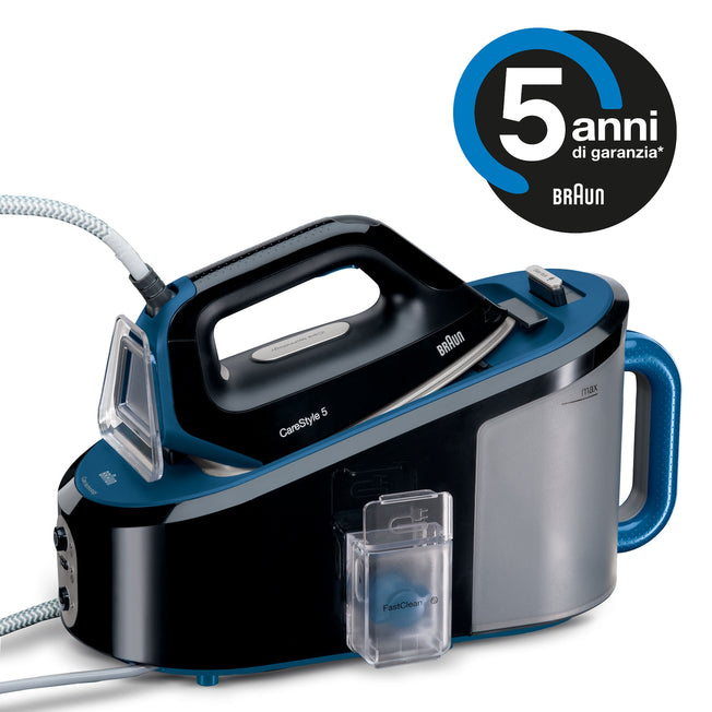 BRAUN FERRO CAR.CONTINUA 2400W 1.4LT PIAST.ELOXAL NEROAttaccalaspina