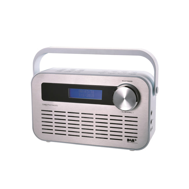 MAJESTIC RADIOSVEGLIA DAB+ PLL LCD 2ALLARMI AUX BIANCOAttaccalaspina