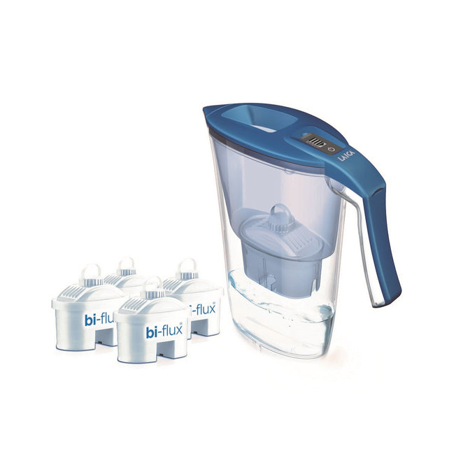 LAICA CARAFFA FILTRANTE 2.3LT PURELLA BLUE+4 BI-FLUXAttaccalaspina