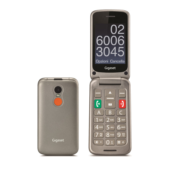 GIGASET CELL.SENIOR PHONE DB 2.8" DUALSIM BT 0.3MP SOS SLVAttaccalaspina