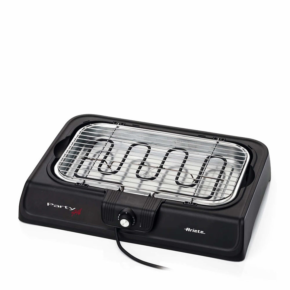 ARIETE BARBECUE 2000W C/VASSOIO RACCOGLIGRASSOAttaccalaspina