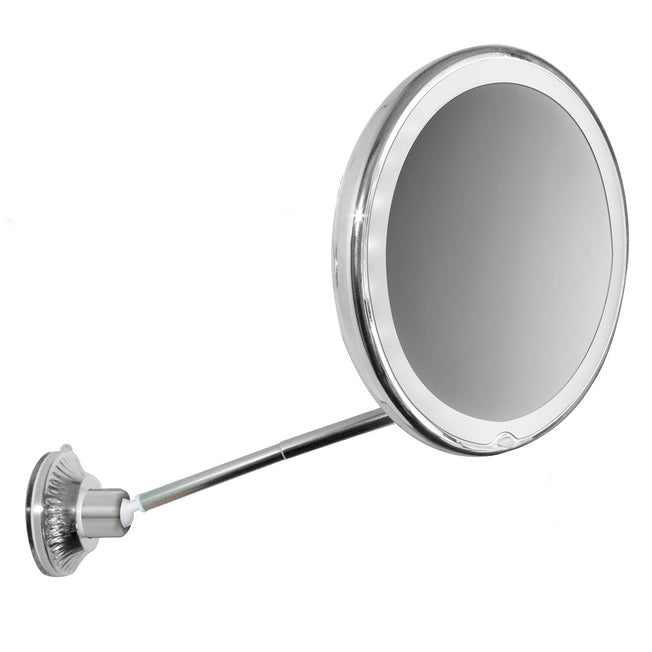 MACOM SPECCHIO INGRANDENTE 10X C/VENTOSA ASTA TELESCOP.Attaccalaspina