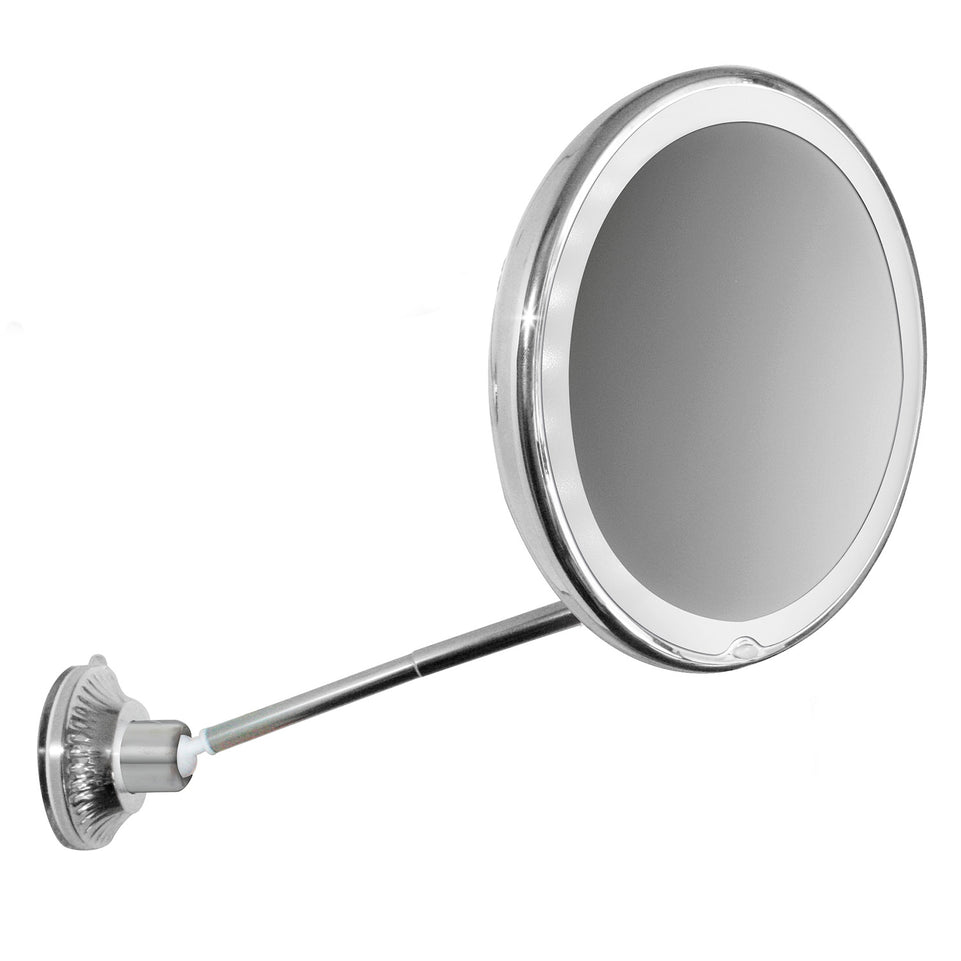 MACOM SPECCHIO INGRANDENTE 10X C/VENTOSA ASTA TELESCOP.Attaccalaspina