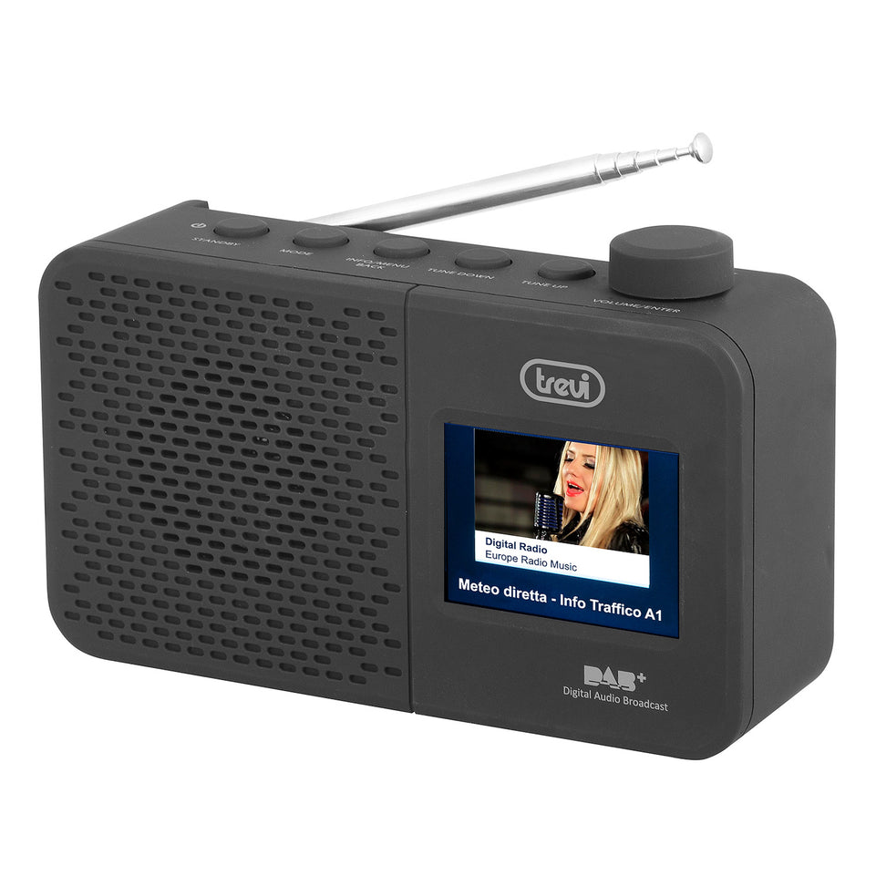 TREVI RADIO 2.4" DAB+ FM PORTAT DAB795RAttaccalaspina