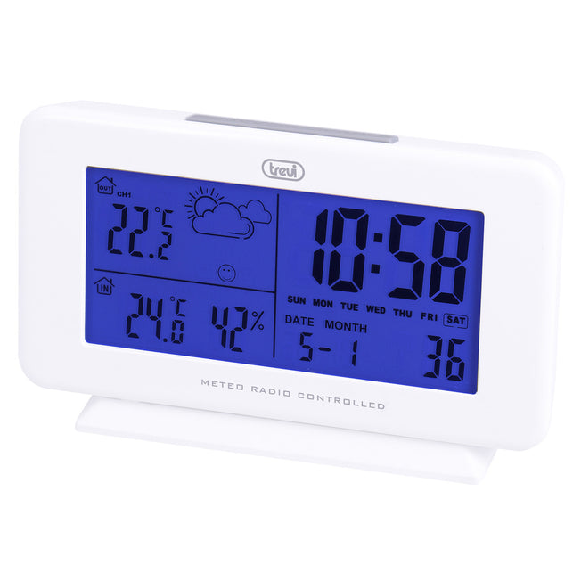 TREVI STAZIONE METEO C/SENSORI ESTERNI BIANCOAttaccalaspina