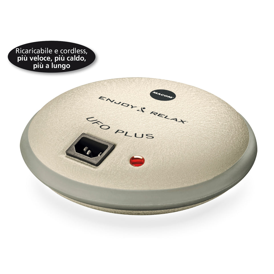 MACOM UFO PLUS SCALDINO RICARICABILE FUNZIONA SENZA FILO Attaccalaspina