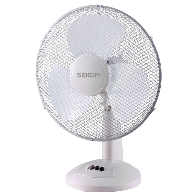 SEKOM VENT.TAVOLO 50W DIAM.40CM 3VEL BIANCO Attaccalaspina