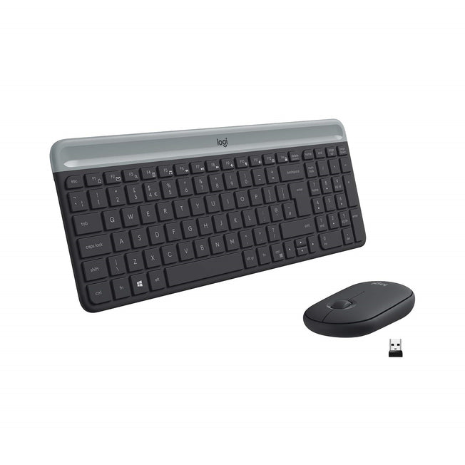 LOGITECH TASTIERA+MOUSE MK470 WLSS GRAPHITEAttaccalaspina