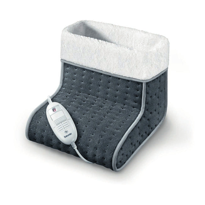 BEURER SCALDAPIEDI 100W 3TEMP LAVABILE LAVATRICE GRIGIO Attaccalaspina