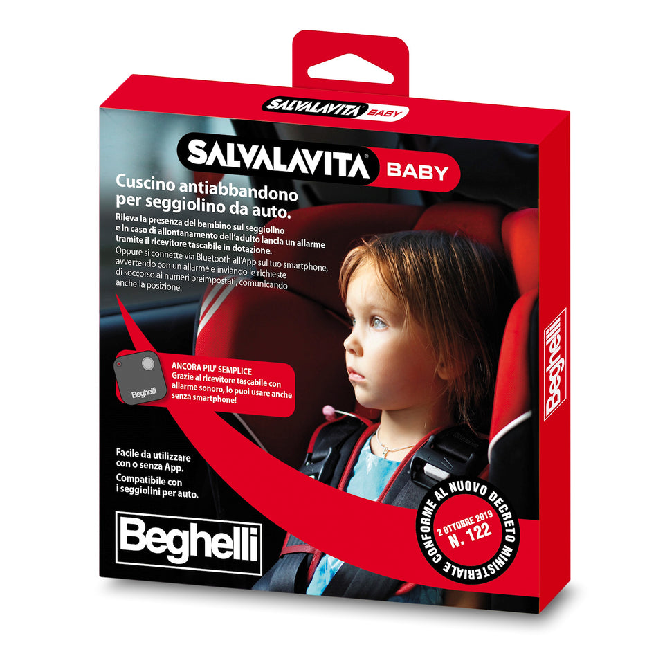 BEGHELLI CUSCINO ANTIABBANDONO SALVALAVITA BABYAttaccalaspina