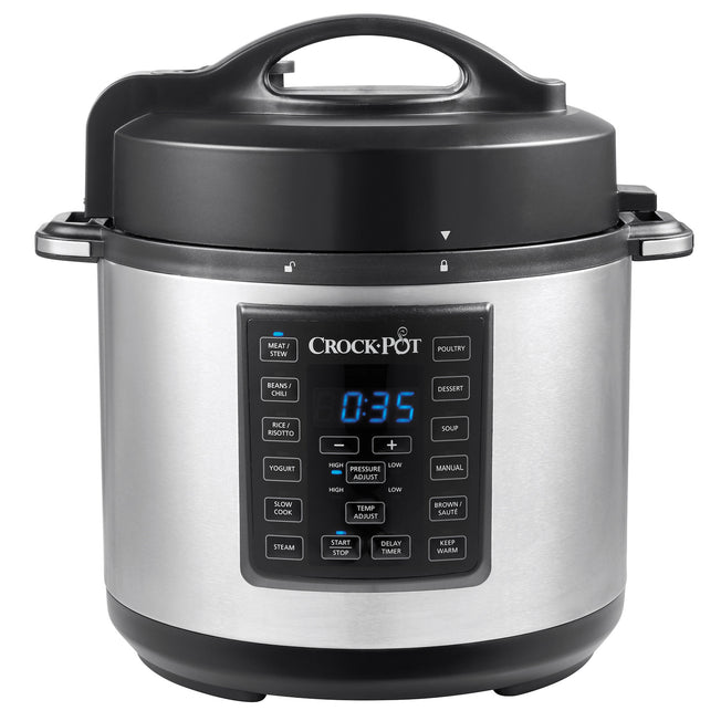 CROCKPOT PENTOLA MULTI-COOKER 5.6LT 6/8PORZ. 8FUNZ. INOXAttaccalaspina