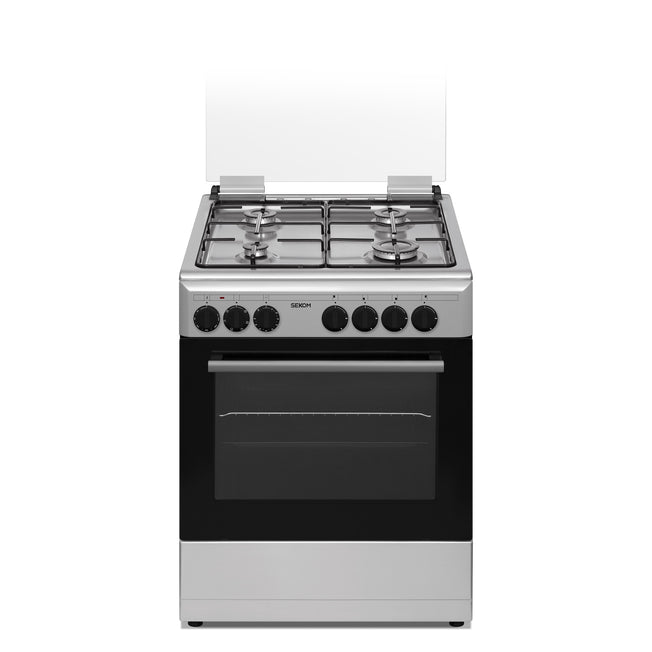 SEKOM CUCINA 60CM 4F GAS F.ELETT. INOXAttaccalaspina