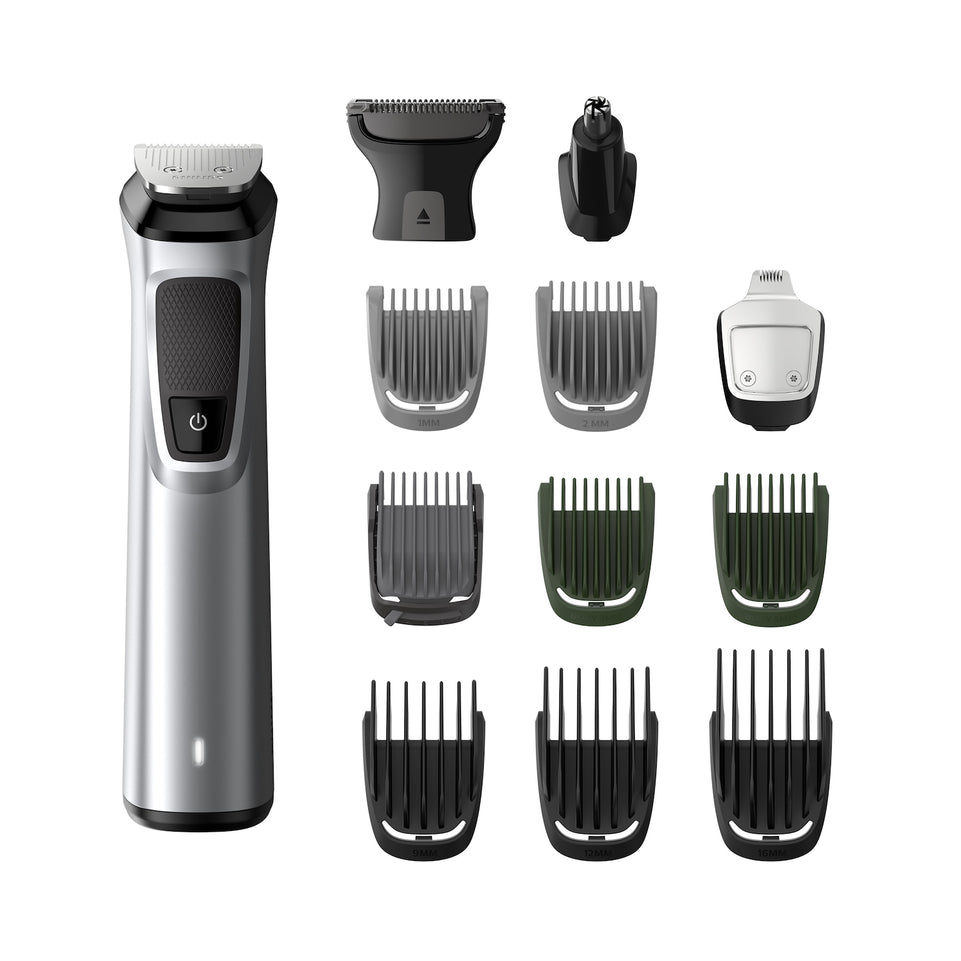 PHILIPS REG.BARBA/CAPELLI/CORPO 13IN1 ARGENTO/NEROAttaccalaspina