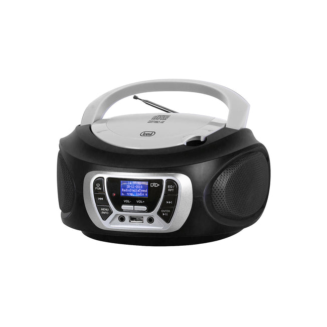 TREVI RADIO LETT.CD PORT.FM AUX/USB CMP 510 DAB NEROAttaccalaspina