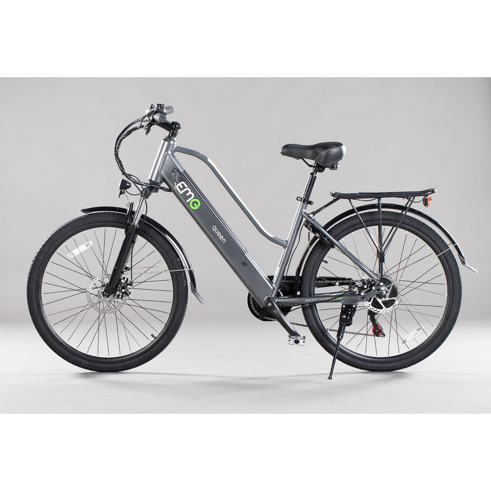EMG BIKE E-BIKE CITY ALLUM. 36V 26" AUT.60KM QUEEN GREYAttaccalaspina