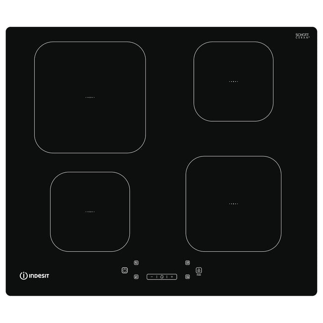 INDESIT P.COTT.INDUZ.60CM 4ZONE FORO 48CM VETROCER.NEROAttaccalaspina