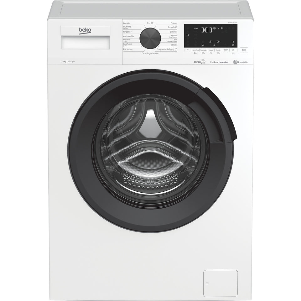BEKO LAV.C/FRONT 7KG 1200GIRI CE.D BT INV. VAP.Attaccalaspina