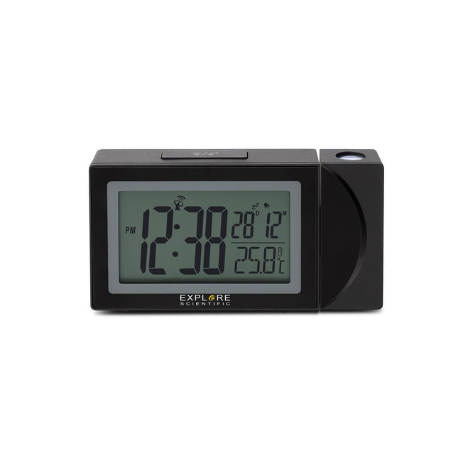 EXPLORE SCENTIFIC OROLOGIO C/PROIEZ.ORA/DATA/SVEGLIA/TEMP.INT.NEROAttaccalaspina