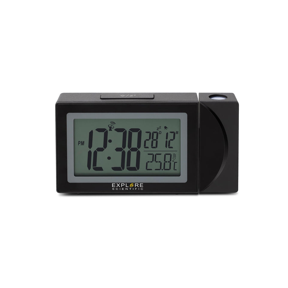 EXPLORE SCENTIFIC OROLOGIO C/PROIEZ.ORA/DATA/SVEGLIA/TEMP.INT.NEROAttaccalaspina