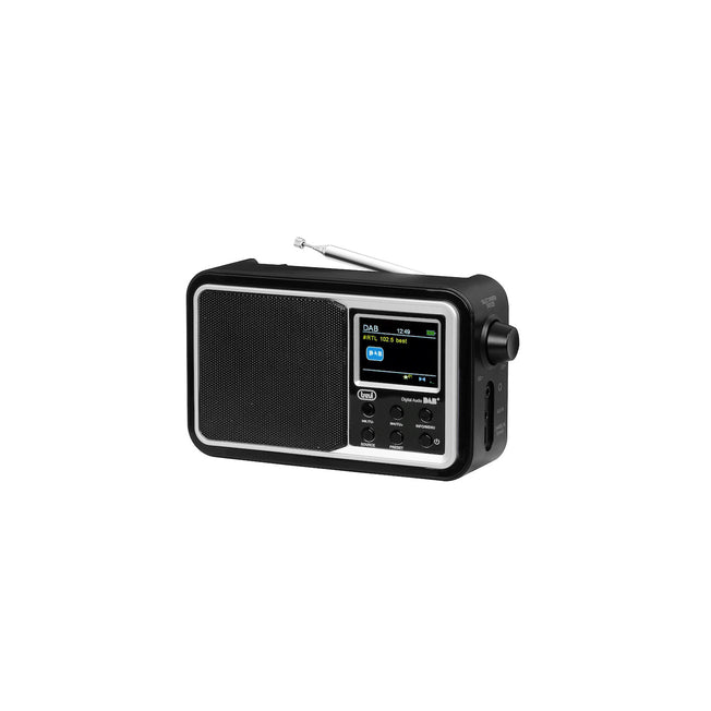 TREVI RADIO PORTATILE 2"LCD BT DAB 7F96 R NEROAttaccalaspina