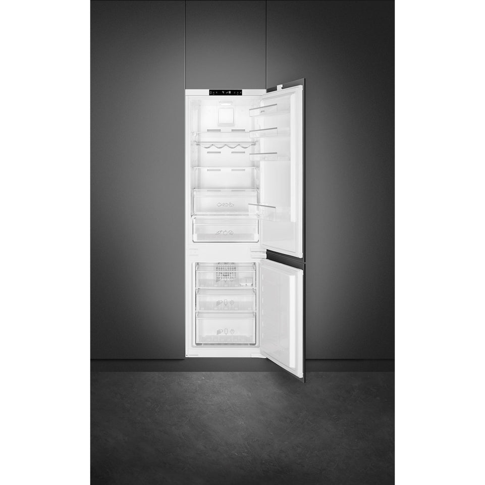 SMEG COMBI INC. 275LT H.177CM CE.E NOFROST 3RIP.VETROAttaccalaspina