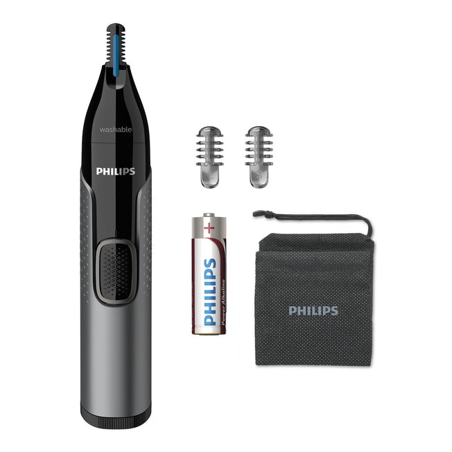 PHILIPS REG.PELI NASO/ORECCHI 2PETT.3-5MM BATT.AA GRIGIOAttaccalaspina