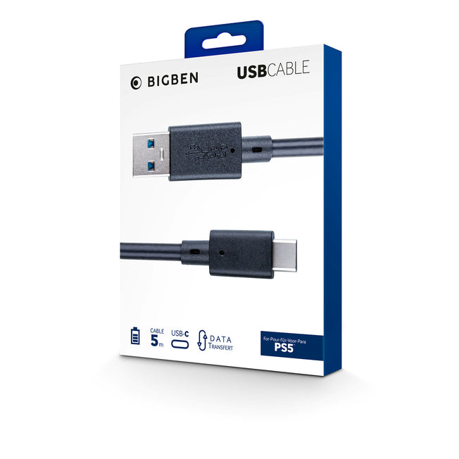 NACON CAVO RICARICA CONTROLLER PS5 USB-C 5MTAttaccalaspina