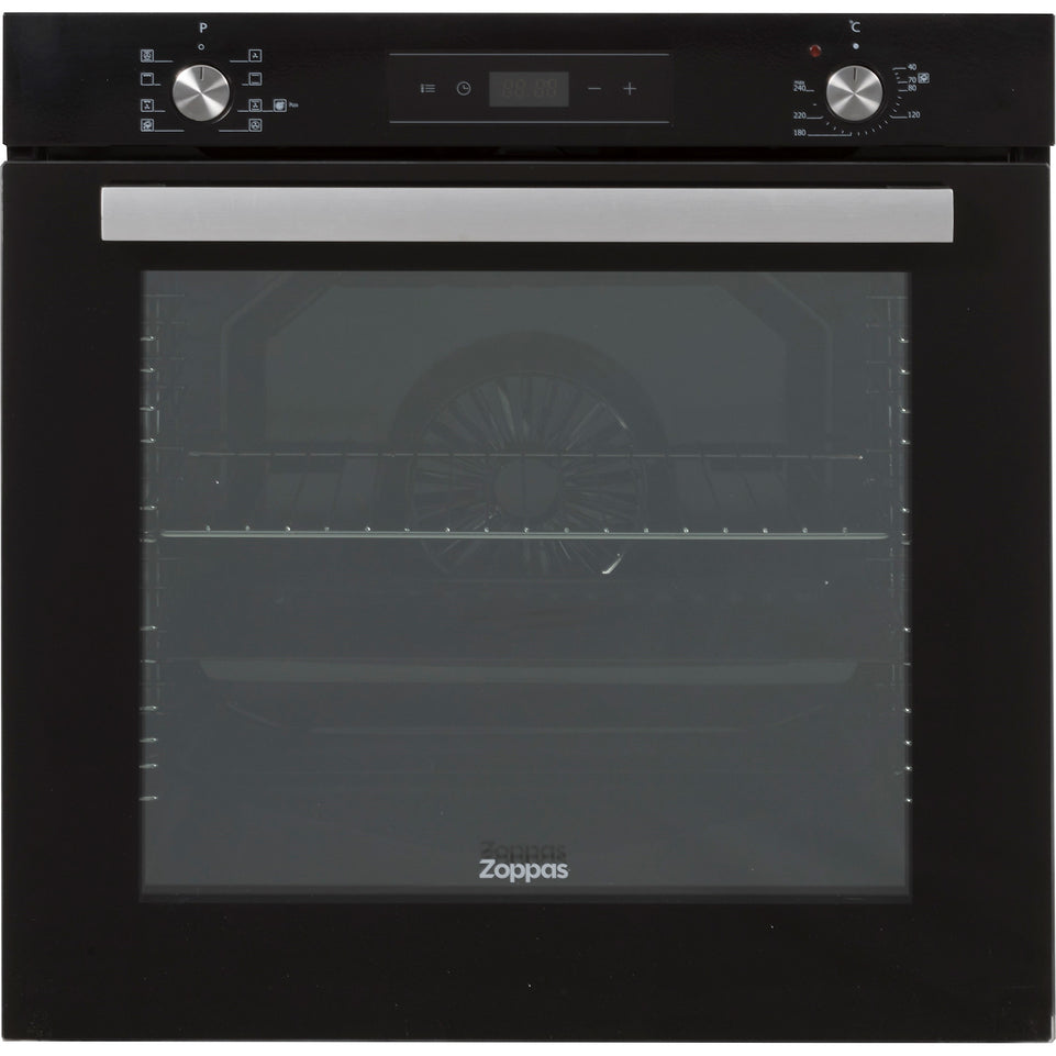 ZOPPAS FORNO 60CM 80LT MULTI.CL.A VENTIL.KITPIZZA BK/INOXAttaccalaspina