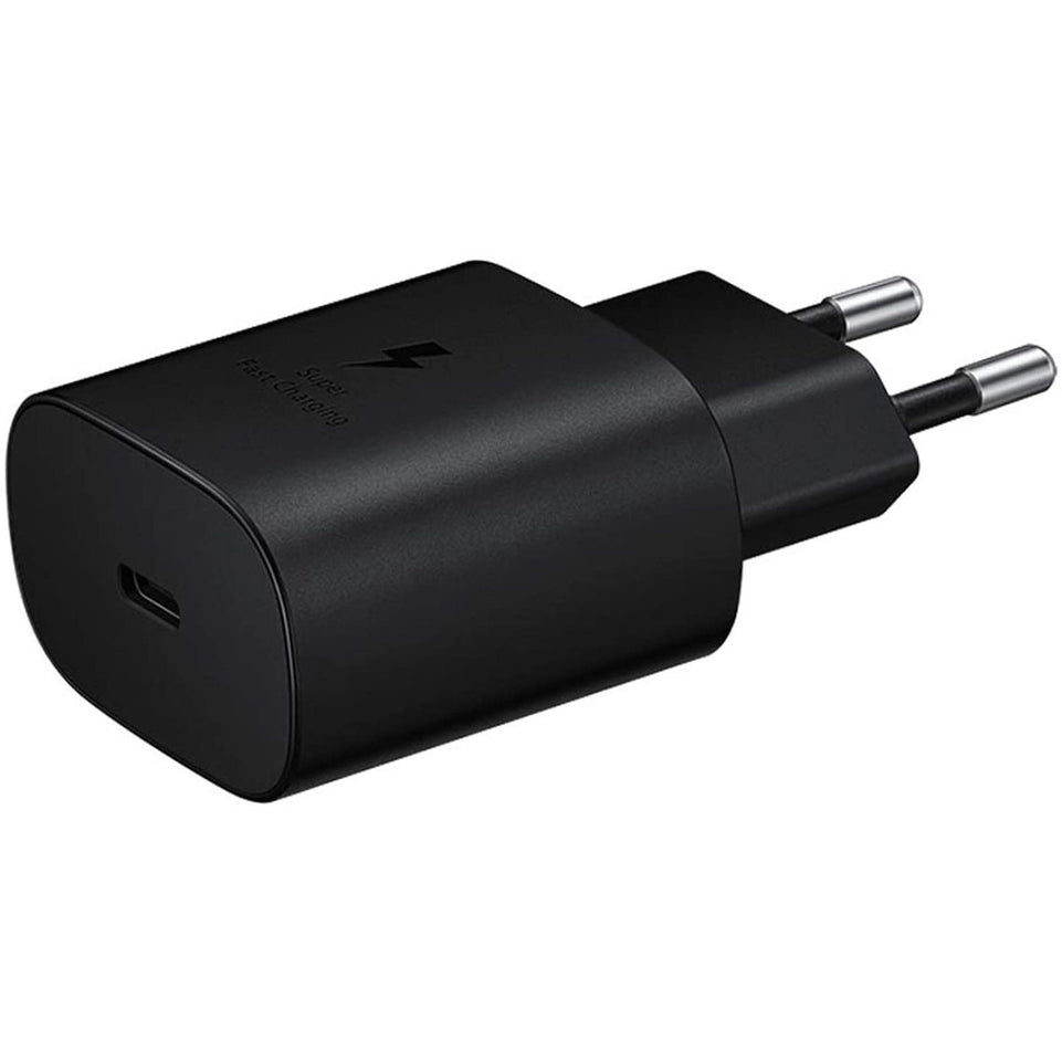 SAMSUNG CARICABATT.UNIVERS.RETE USB-C 25W SUPERFAST NEROAttaccalaspina