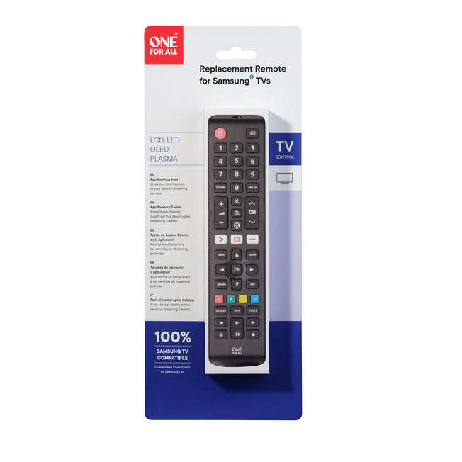 ONE FOR ALL TELECOMANDO RICAMBIO PER TV SAMSUNGAttaccalaspina