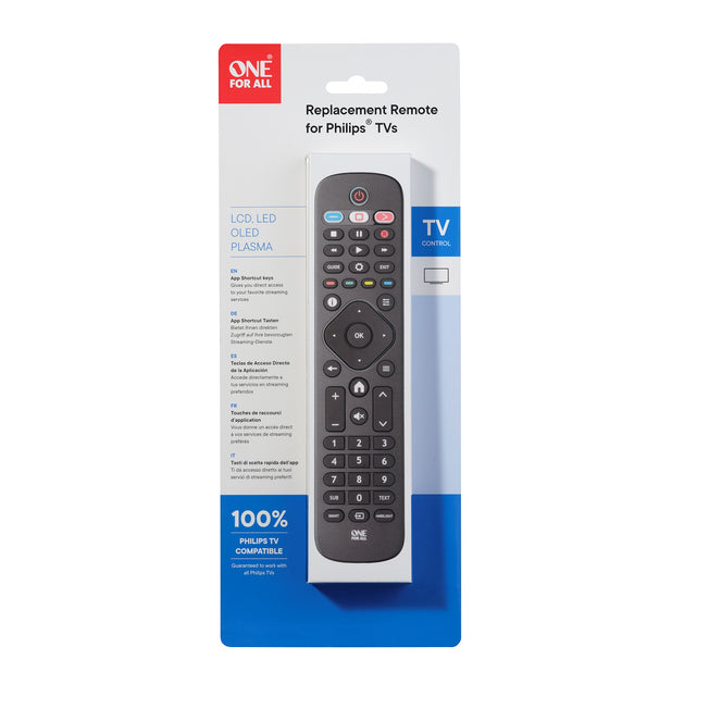 ONE FOR ALL TELECOMANDO RICAMBIO PER TV PHILIPSAttaccalaspina